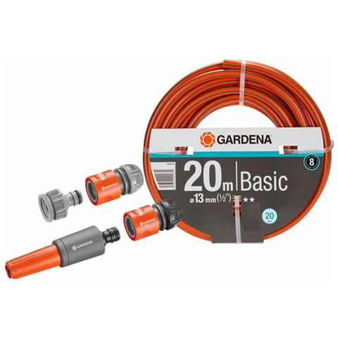 SET TUBO DA GIARDINO BASIC MT.20 GARDENA CON RACCORDI