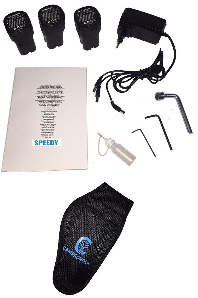 Forbice elettrica/batteria Speedy 3  batterie da 2 AM Campagnola