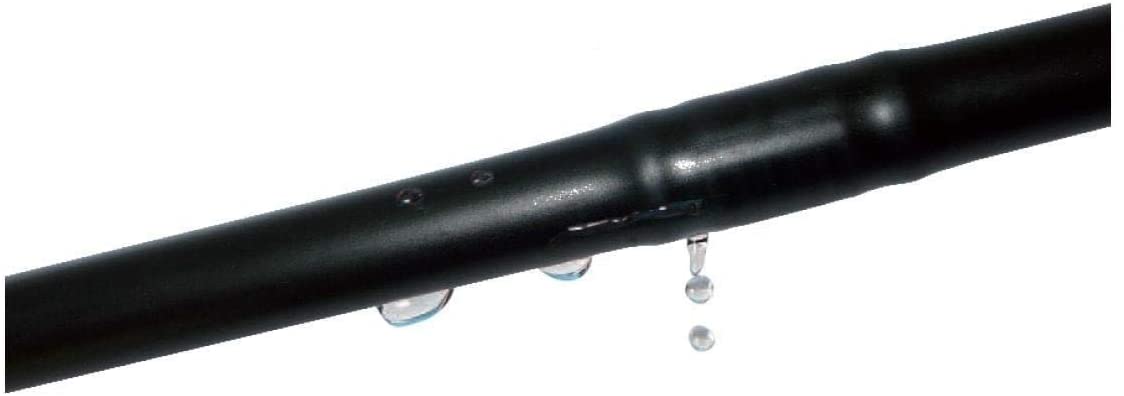 GOCCIOLATOIO NERO DIAMETRO 16 FORI A CM.30 DA MT.50