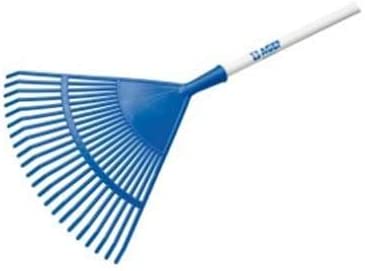 Scopa plastica per foglie blu Agef in polipropilene 22 denti