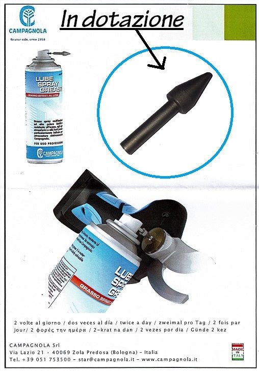Forbice elettrica/batteria Speedy 3  batterie da 2 AM Campagnola