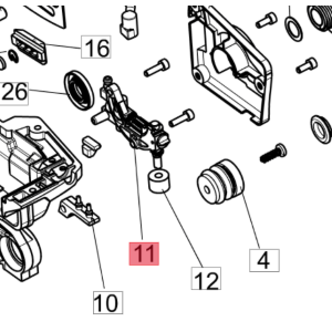 POMPA OLIO RICAMBIO PER MOTOSEGA GSH510 OLEOMAC