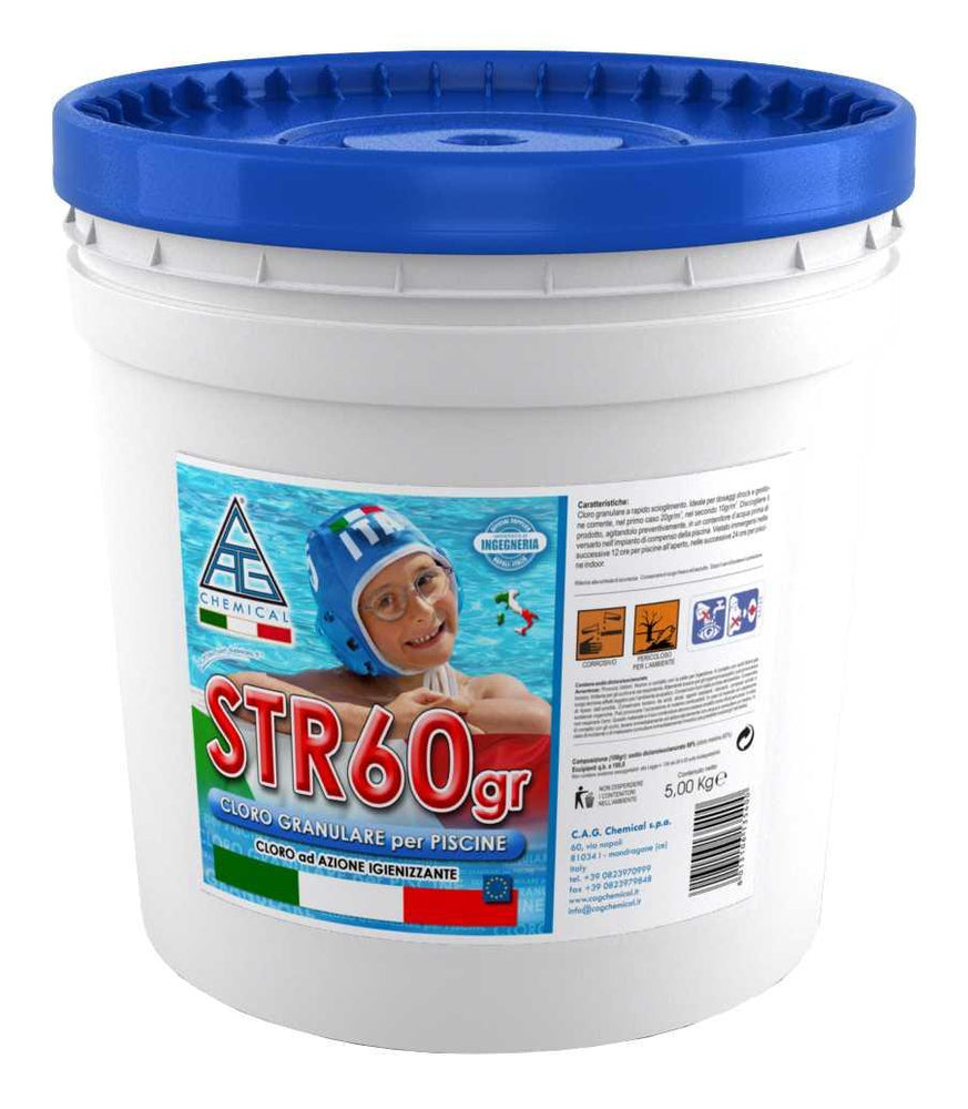 CLORO GRANULARE PER PISCINE STR60GR 5 KG CHEMICAL