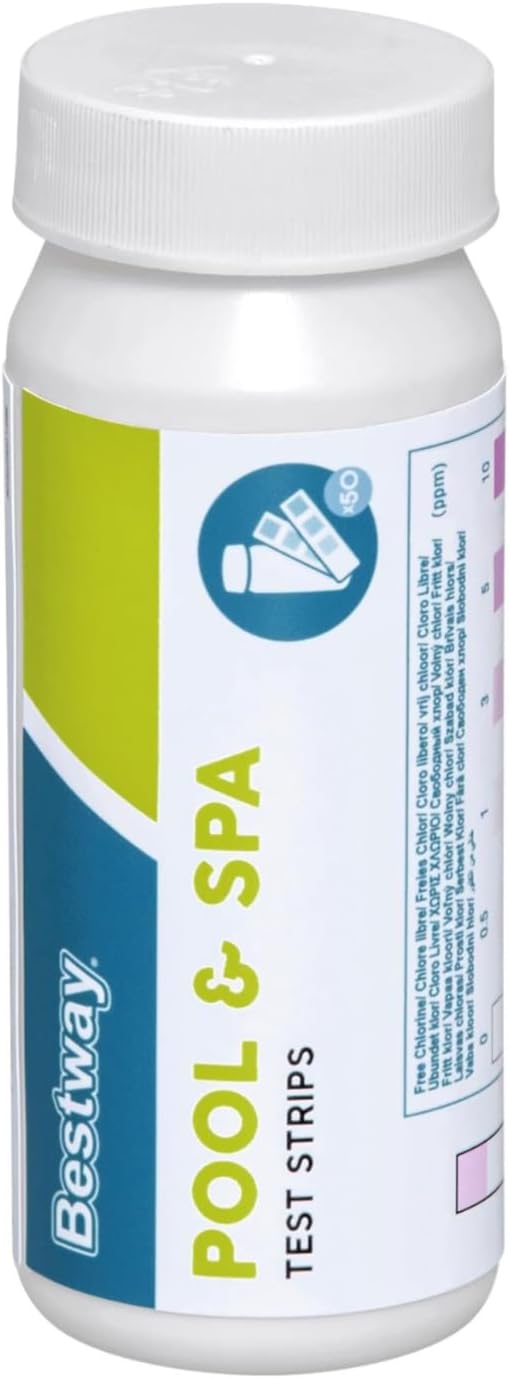 KIT TEST PH E CLORO CON STRIPS BESTWAY