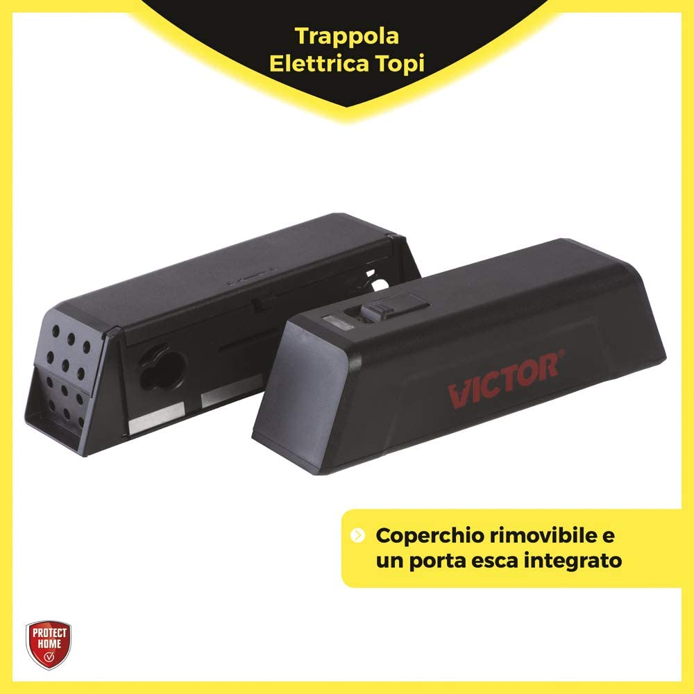 TRAPPOLA ELETTRICA PER TOPI PROTECT HOME