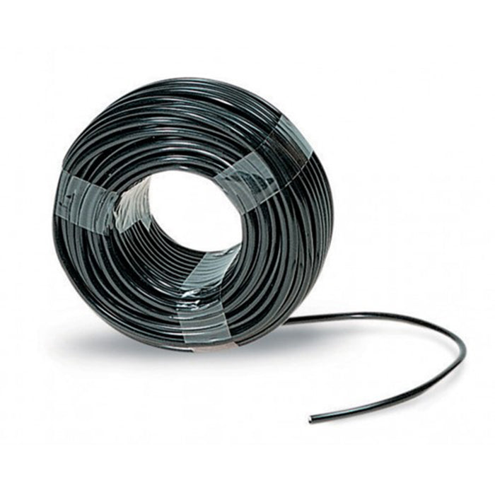 SPAGHETTO MICROTUBO TUBO CAPILLARE NERO DIAMETRO 3.5