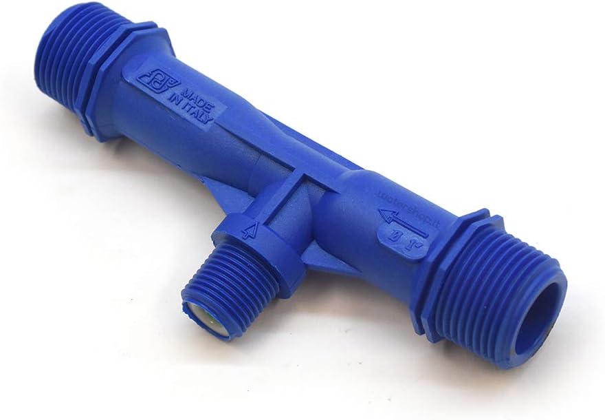 RACCORDO VENTURI 1" MASCHIO CON VALVOLA ASPIRAZIONE