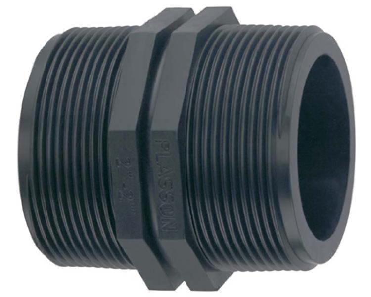 NIPPLO RACCORDO PP DA 2" NERA