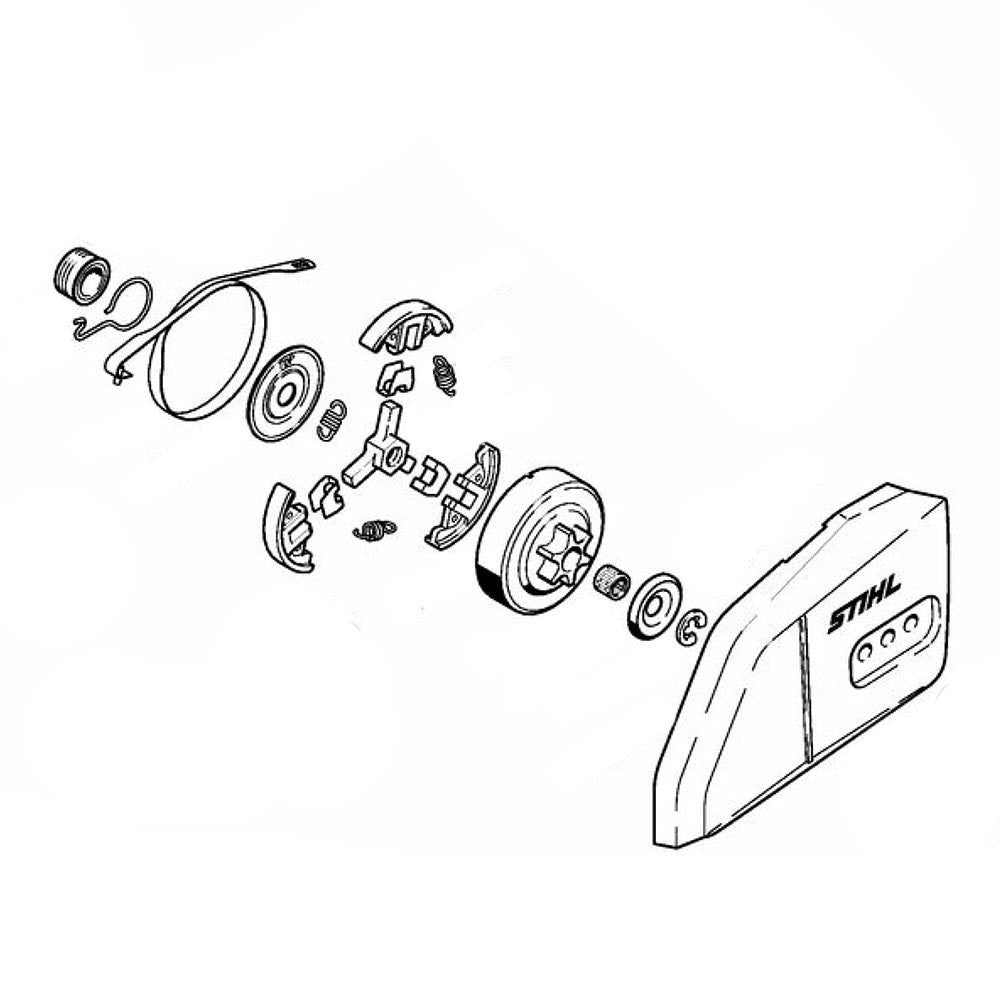 Nastro freno ricambio per motosega  MS170-180-192T-193 Stihl