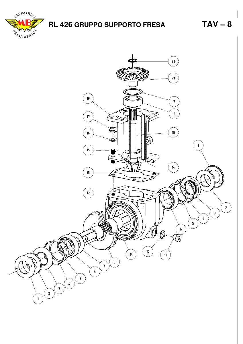 MOTOZAPPA A SCOPPIO MARCA MECCANICA BENASSI RL 426 DIESEL kama