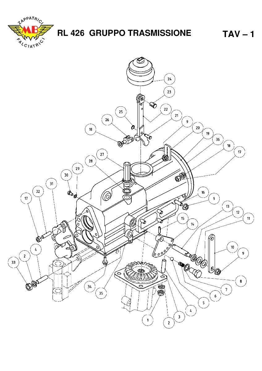 MOTOZAPPA A SCOPPIO MARCA MECCANICA BENASSI RL 426 DIESEL kama