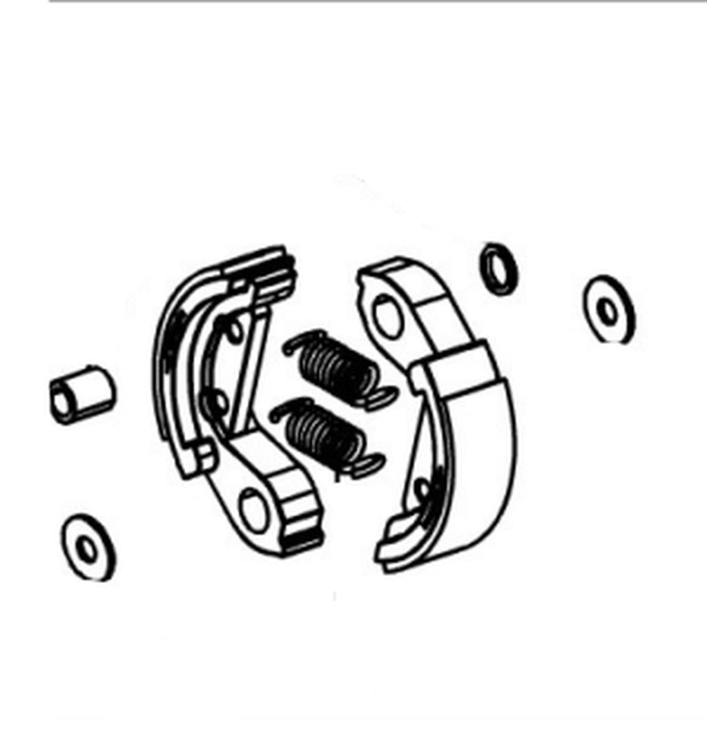 Frizione ricambio per decespugliatore BC280-320 nuovo tipo Oleomac 61280135CR