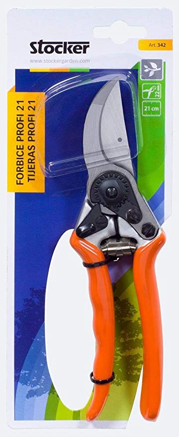 FORBICE PROFI BYPASS 21 CM LUNGHEZZA LAMA ACCIAIO CROMATO STOCKER