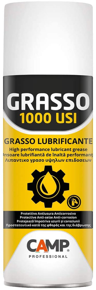 GRASSO SPRAY LUBRIFICANTE 1000 USI PROFESSIONALE DA 400 ML