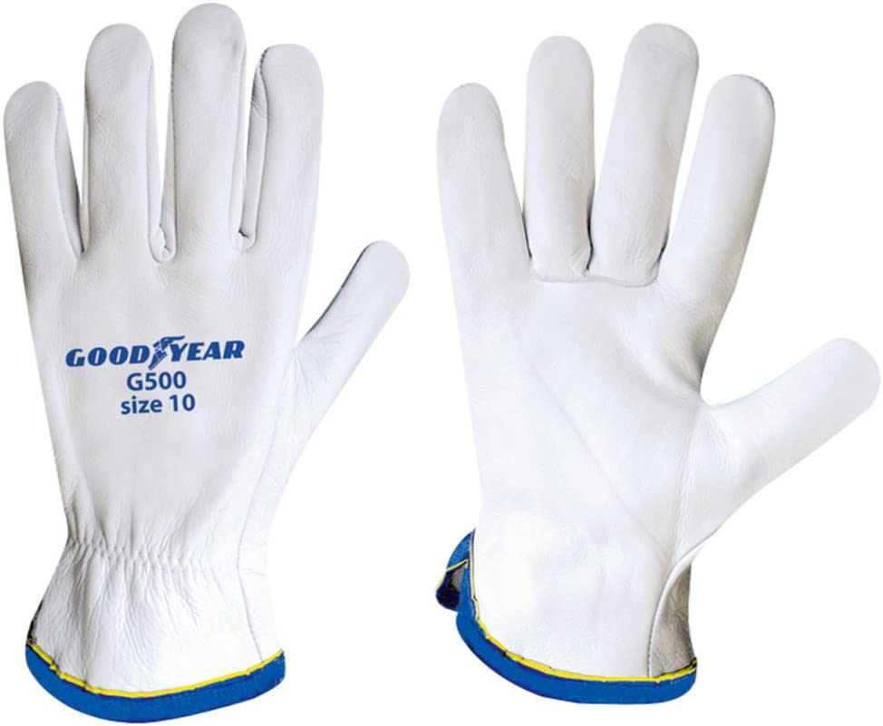 GUANTI IN PELLE FIORE BOVINO G500 GOOD YEAR TG.8