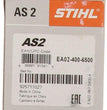 BATTERIA STIHL AS2 RICAMBIO PER POTATORE GTA26/CESOIE HSA26