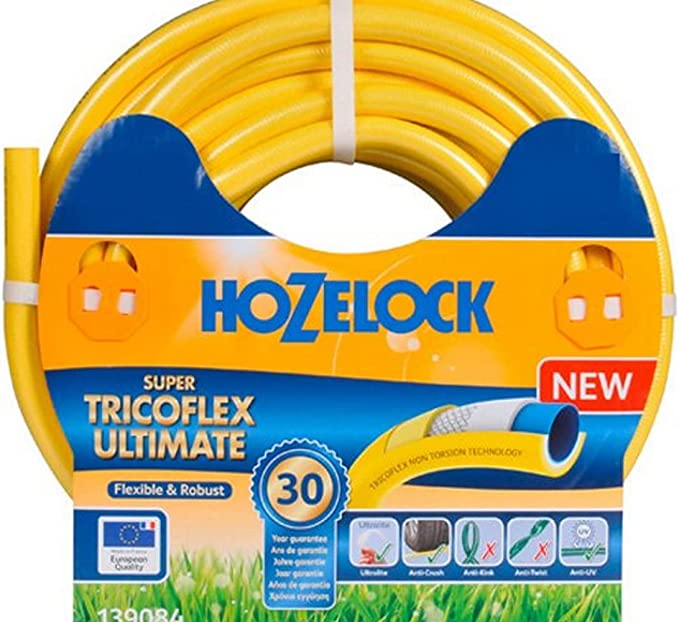 TUBO TRICOFLEX ULTIMATE GIALLO DIAM.15(5/8) MT.15 HOZELOCK