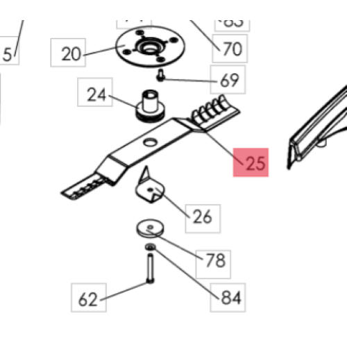 LAME LG510RICAMBIO PER WB 151 VB6 OLEOMAC