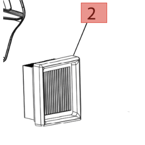FILTRO ARIA PER DECESPUGLIATORE BCH250/400 PPH 250 OLEOMAC