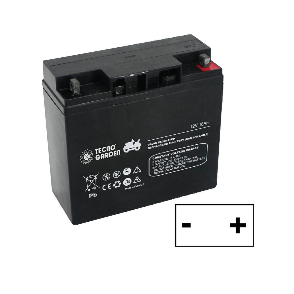 BATTERIA AGM 12V 18AH+DX BM307A TECNO GARDEN