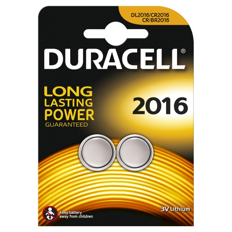 PILA DURACELL 2016 2 PEZZI BLISTER