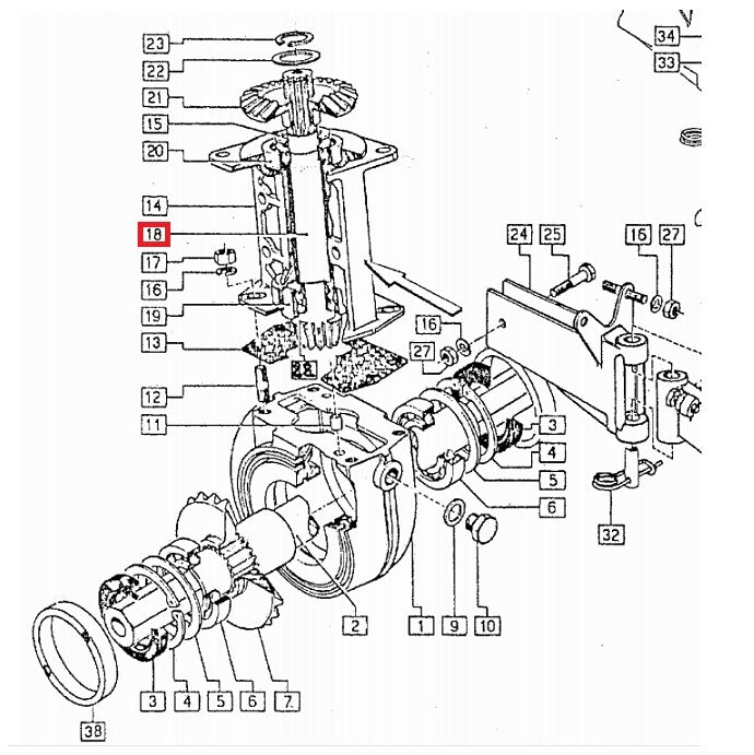 PIGNONE Z-7 PER MOTOZAPPA RL 300 BENASSI