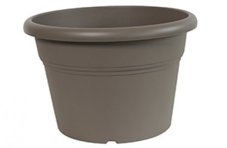 VASO UNICA CILINDRO CM.35X25H BEIGE SCURO 14.50 LT.PLASTI PLASTECNIC