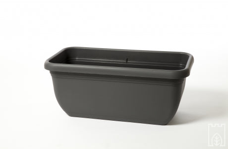 CASSETTA UNICA MAXI RETT. CM 80 GRIGIRO FUMO LIGHT PLASTECNIC