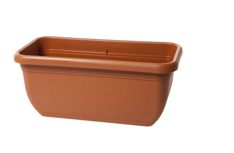 VASO UNICA CASSETTA CM.50 TERRACOTTA LIGHT PALSTICA PLASTECNIC
