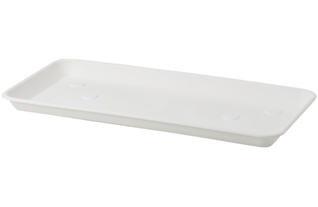 SOTTOVASO CASSETTA RETTANGOLARE OMNIA CM.47 BIANCO PLASTECNIC