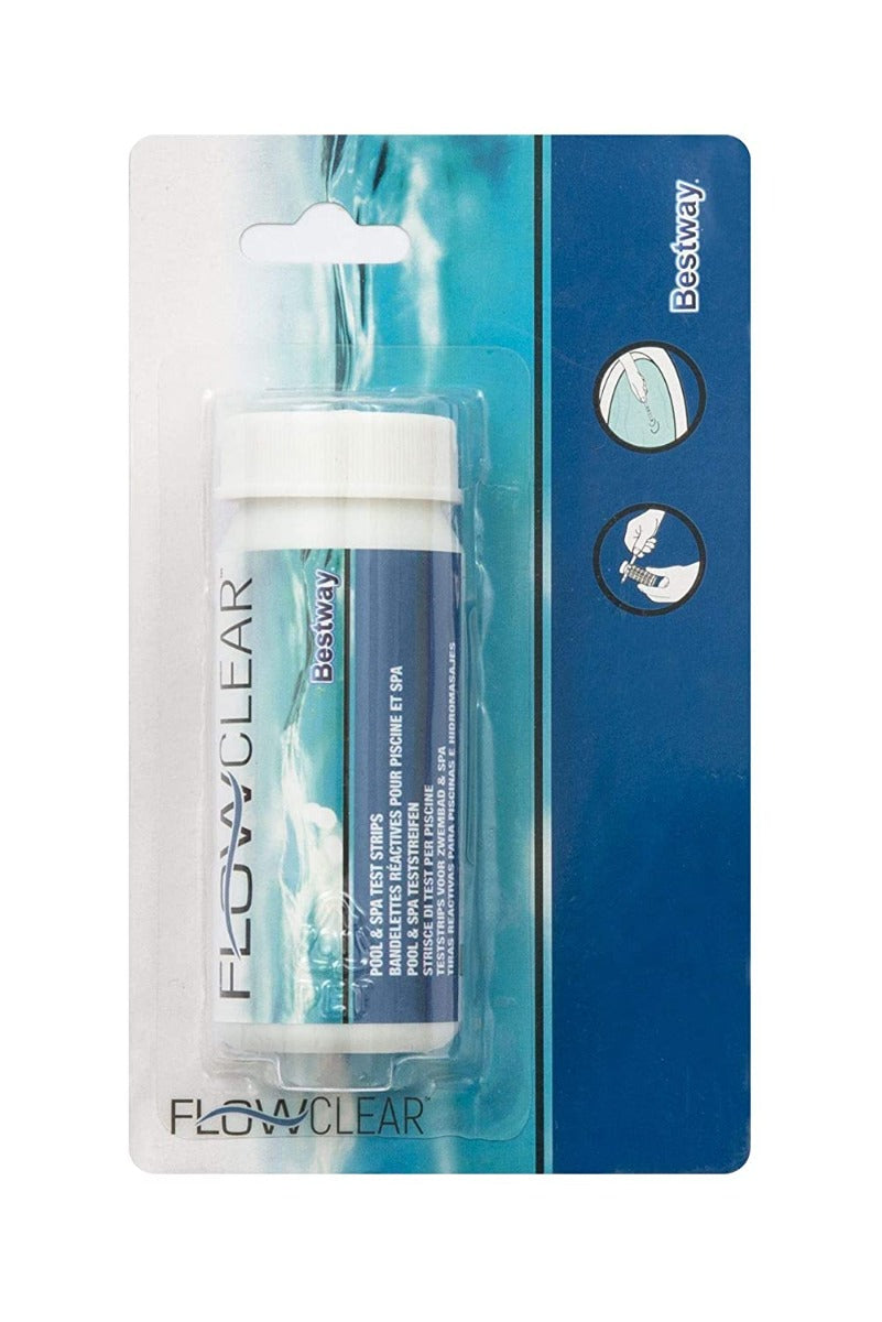 TEST PER PH E CLORO STRIPS STRISCE BESTWAY