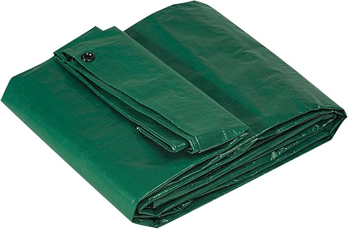 TELONE OCCHIELLATO VERDE 5X4 MT. PAPILLON IN POLIETILENE 110GR/MQ