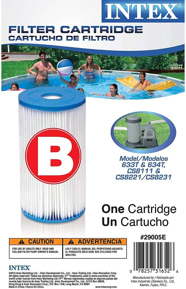 FILTRO TIPO B PER PISCINA INTEX