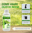 OLIO DI NEEM  DA 1 LITRO FITOKEM CON TAPPO DOSATORE