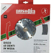 Disco 40 denti Ausonia in widia