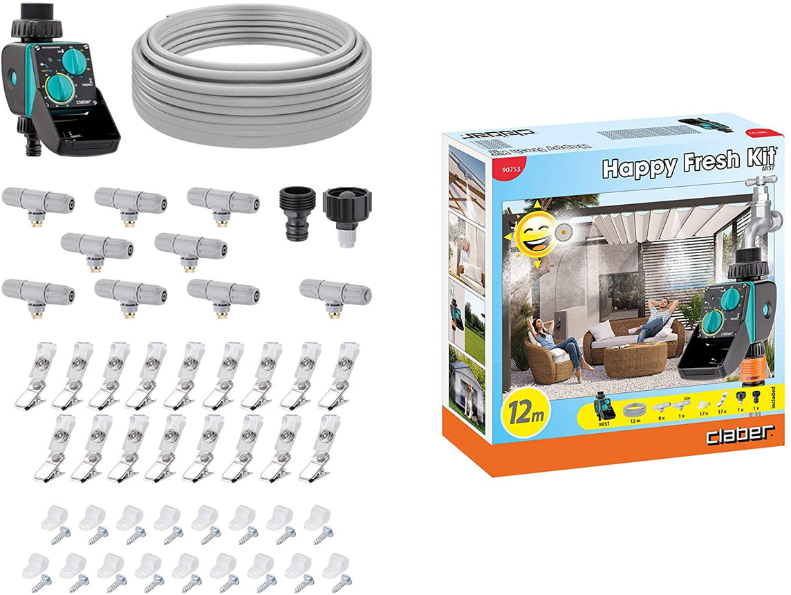 KIT HAPPY FRESH 12 METRI CON ACQUAUNO MIST CLABER