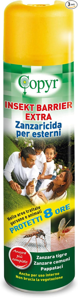 INSEKT BARRIER ZANZARE EXTRA DA 600 ML AEROSOL SPRAY COPYR