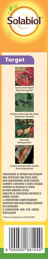 LUMACHICIDA SOLABIOL 500 GR.BIOLOGICO