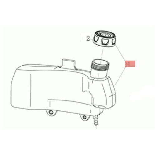 SERBATOIO COMPLETO PER RASAERBA G44PKG48 COMFORT G53 OLEOMAC