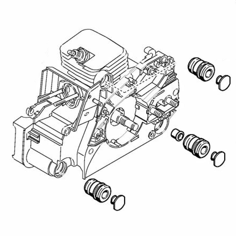 Spina ricambio per motosega  MS170-180-390 Stihl