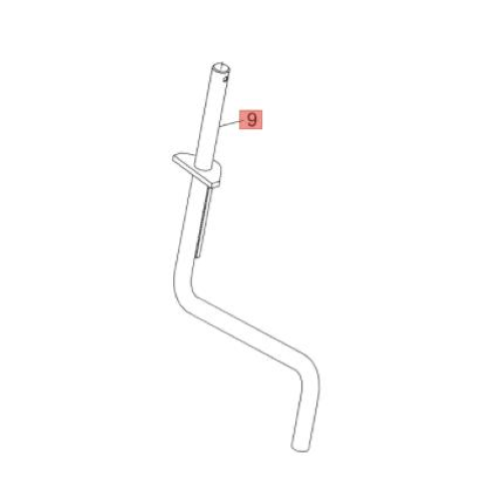 PIEDE SUPPORTO RICAMBIO PER MOTOZAPPA OLEOMAC MH197-198