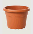 VASO UNICA CILINDRO CM.40X29H TERRACOTTA LIGHT 21.9 LT.PLASTECNIC