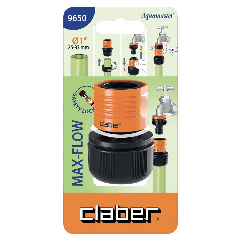 RACCORDO RAPIDO MAXI FLOW DA 1" CLABER