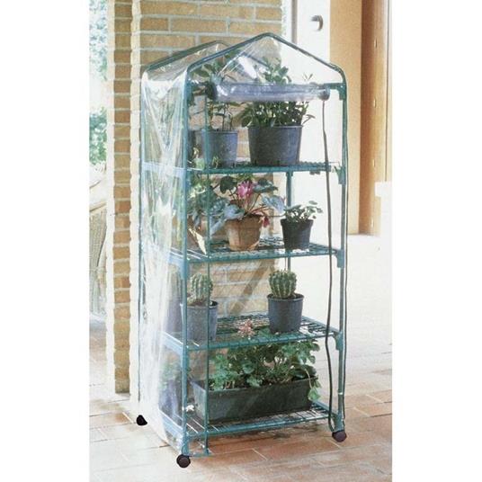 SERRA 4 PIANI CON RUOTE CM.70X50X164 VERDEMAX