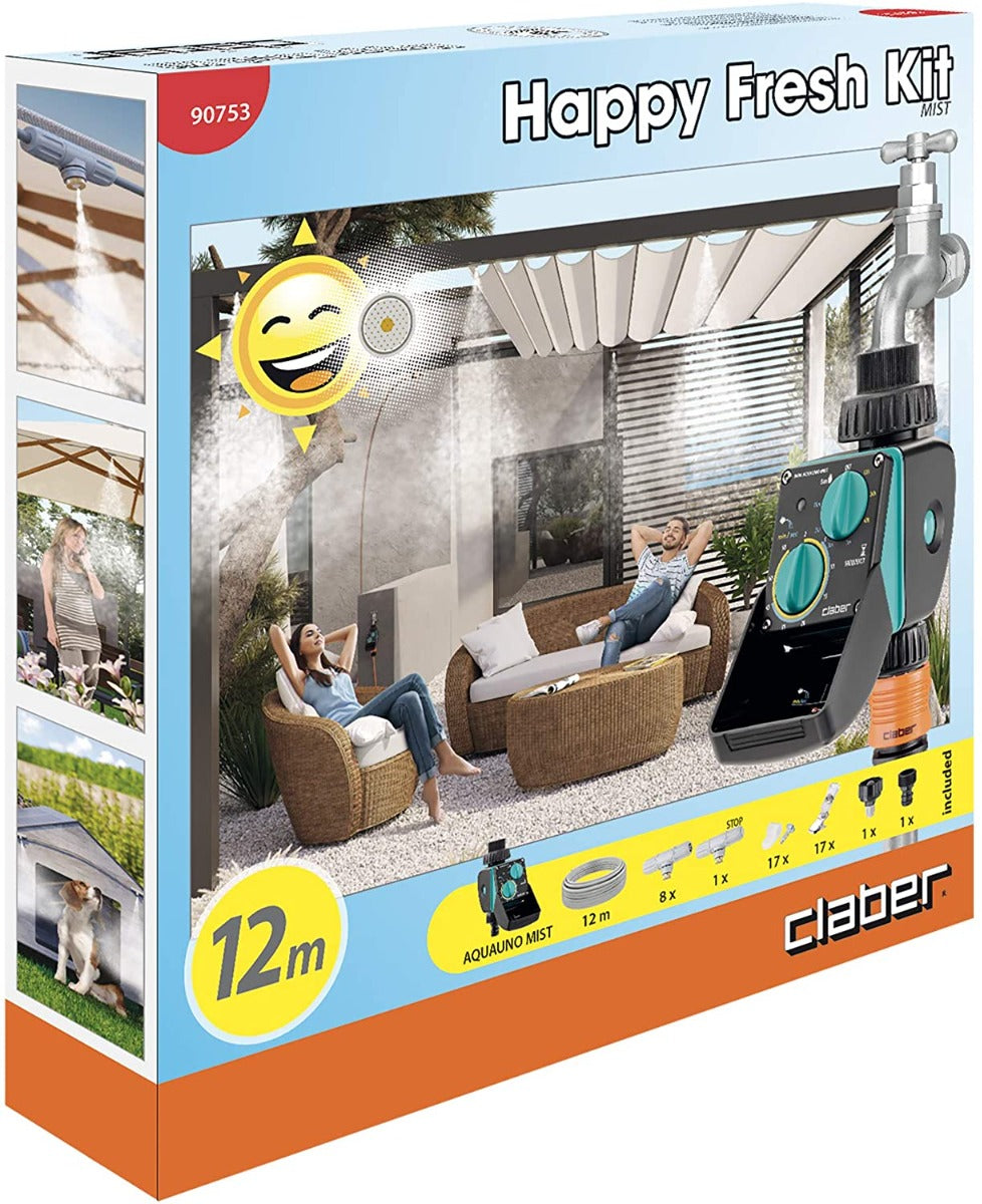 KIT HAPPY FRESH 12 METRI CON ACQUAUNO MIST CLABER