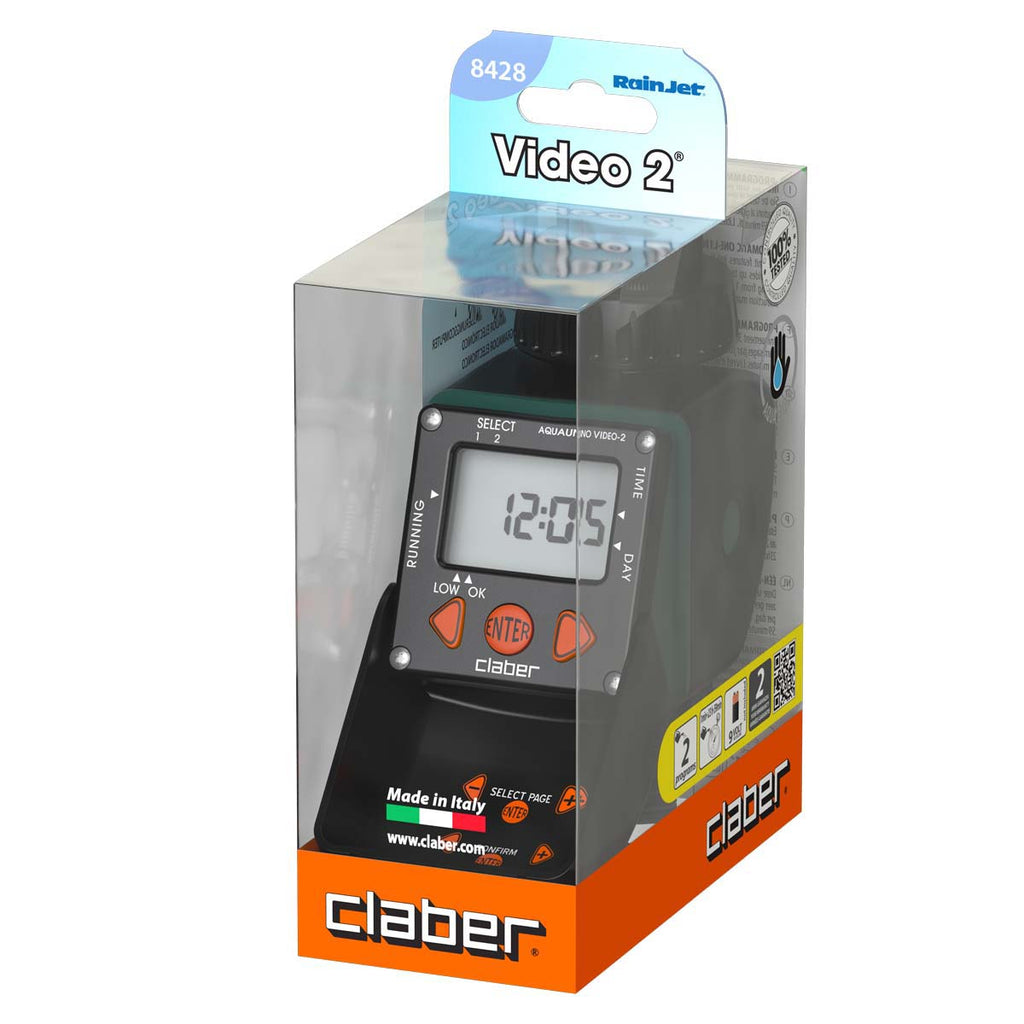 PROGRAMMATORE A BATTERIA ACQUA VIDEO2 8428 CLABER