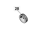 RUOTA ANTERIORE RICAMBIO PER RASAERBA K35/40 OLEOMAC