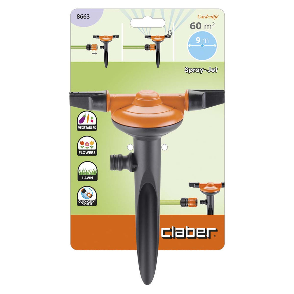 IRRIGATORE SPRAYJET CON PUNTALE CLABER