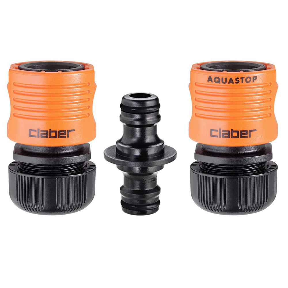 KIT RACCORDO+ACQUASTOP CONGIUNZIONE X TUBO DA 1/2"(12.5-15 MM) CLABER