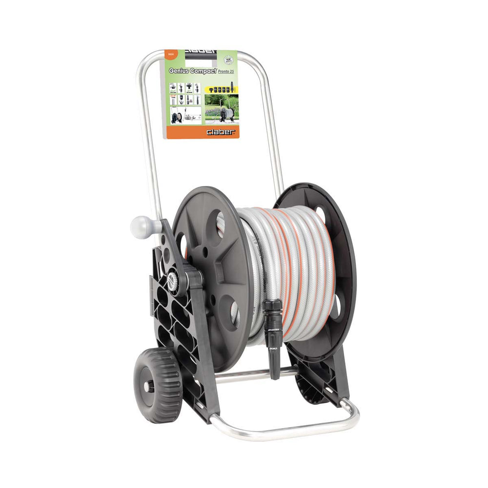 Carrello completo di mt.25 tubo Genius Compact con lancia e raccordi